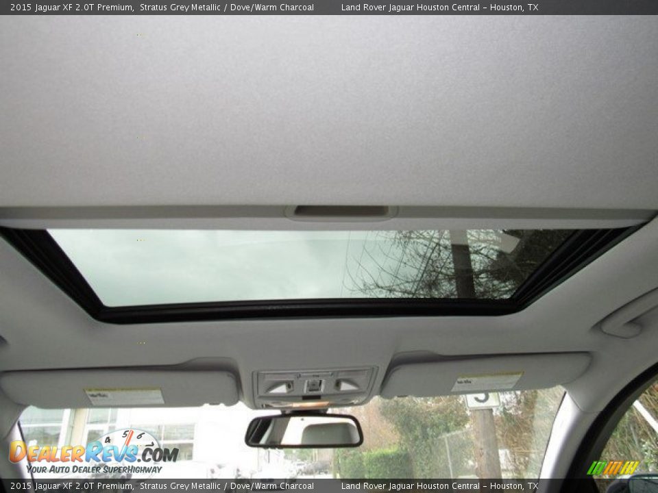 2015 Jaguar XF 2.0T Premium Stratus Grey Metallic / Dove/Warm Charcoal Photo #20