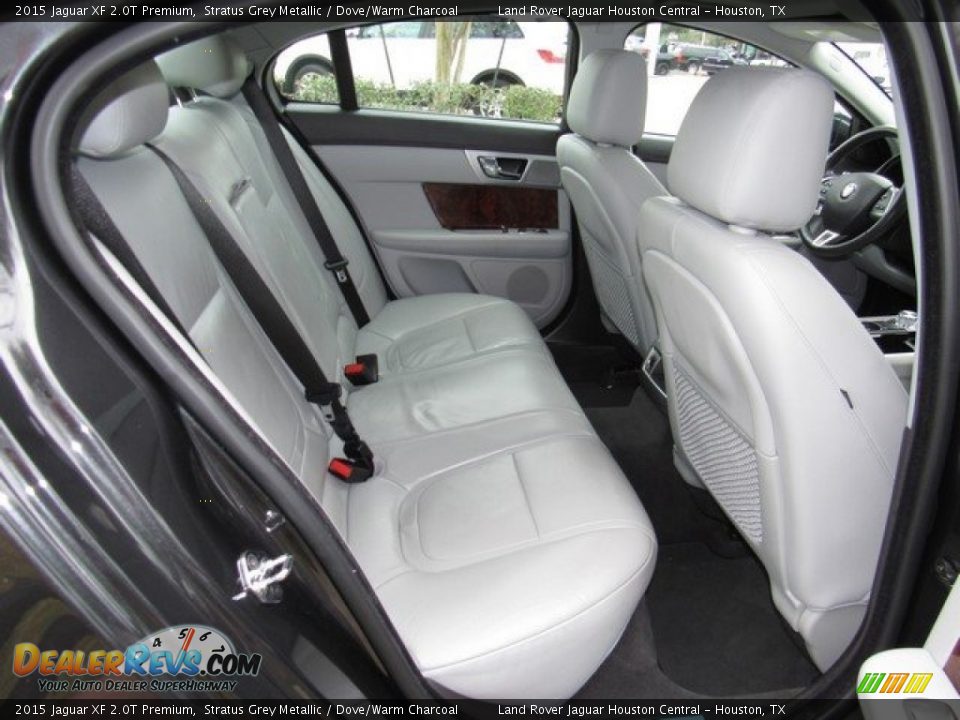 2015 Jaguar XF 2.0T Premium Stratus Grey Metallic / Dove/Warm Charcoal Photo #22