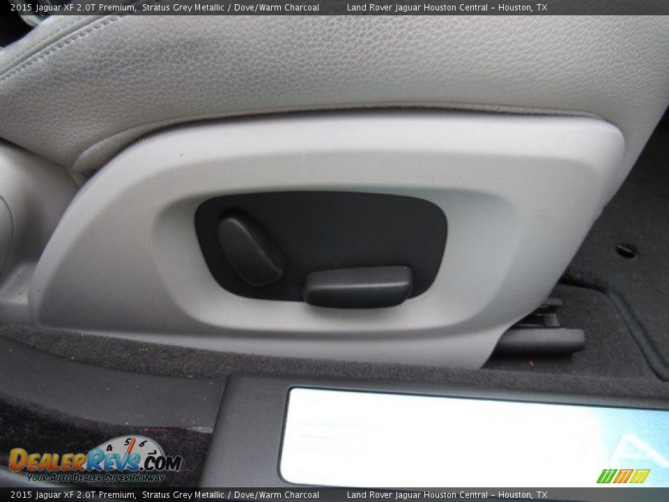 2015 Jaguar XF 2.0T Premium Stratus Grey Metallic / Dove/Warm Charcoal Photo #23