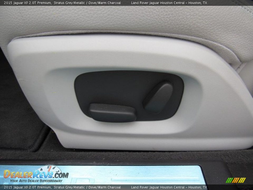2015 Jaguar XF 2.0T Premium Stratus Grey Metallic / Dove/Warm Charcoal Photo #27