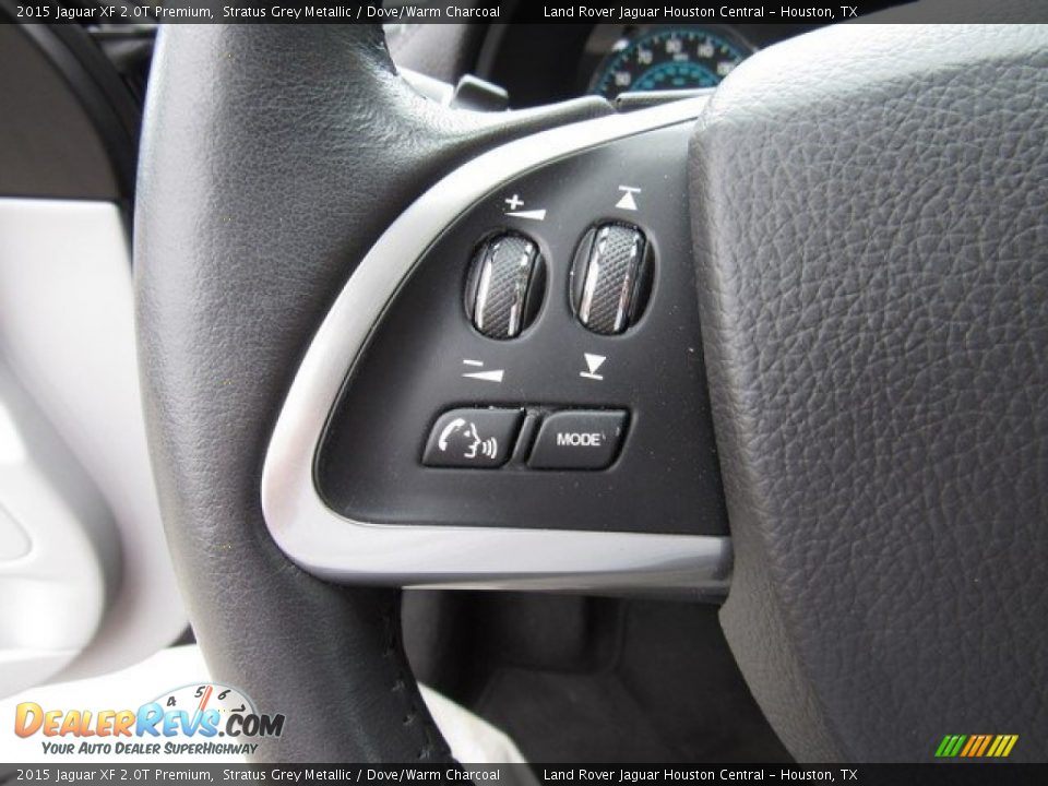 2015 Jaguar XF 2.0T Premium Stratus Grey Metallic / Dove/Warm Charcoal Photo #29