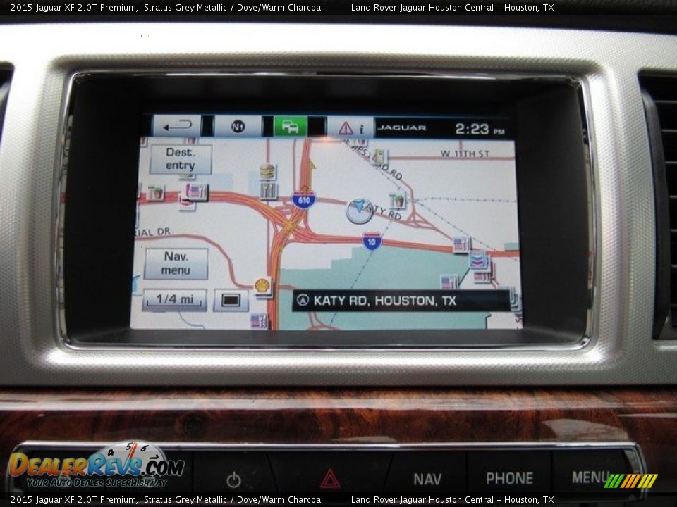 2015 Jaguar XF 2.0T Premium Stratus Grey Metallic / Dove/Warm Charcoal Photo #31