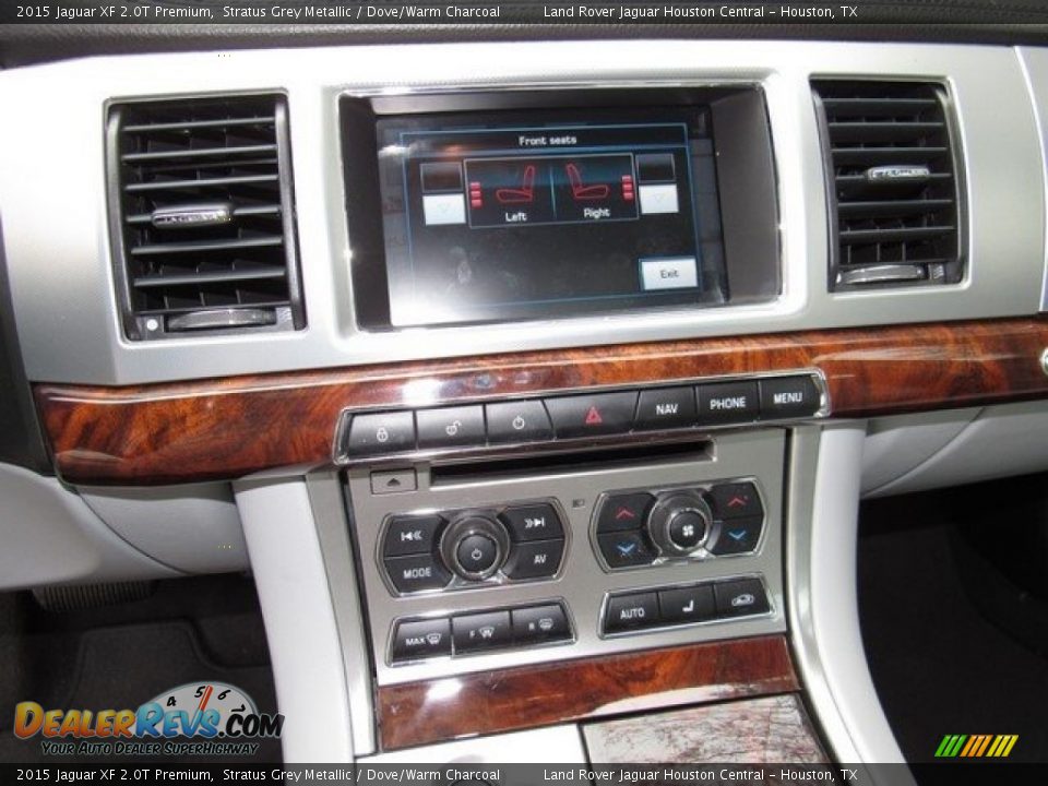 2015 Jaguar XF 2.0T Premium Stratus Grey Metallic / Dove/Warm Charcoal Photo #34