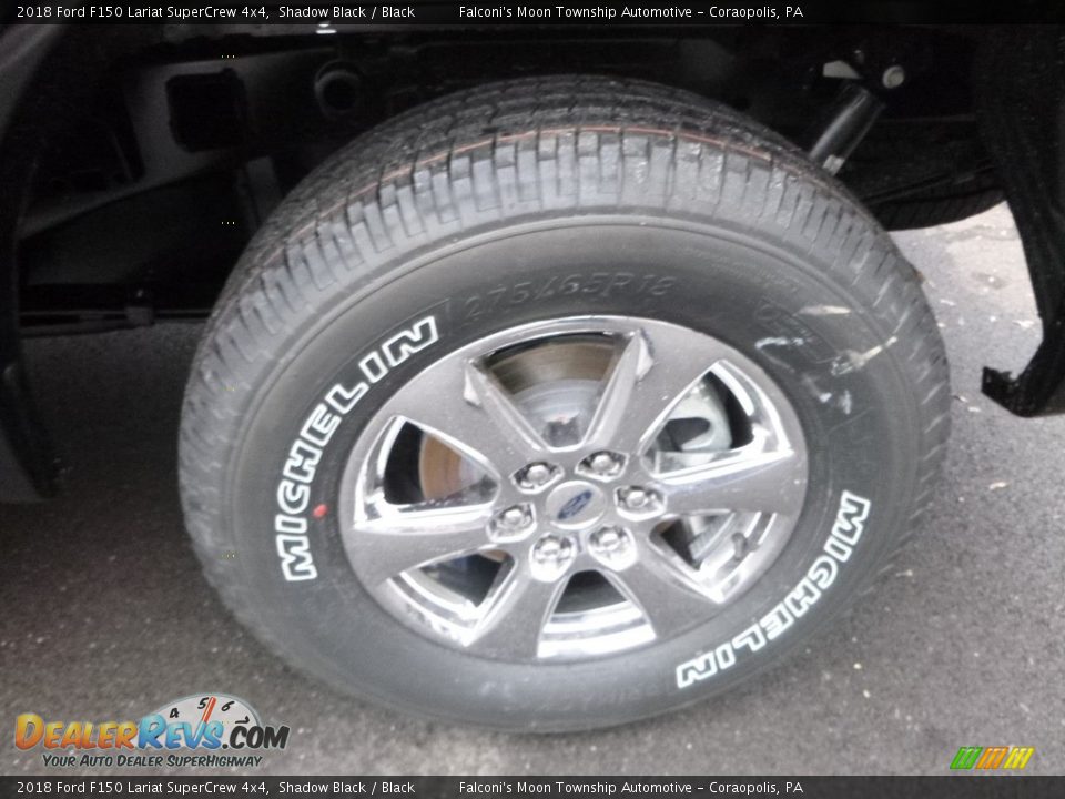 2018 Ford F150 Lariat SuperCrew 4x4 Shadow Black / Black Photo #7