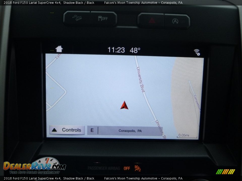 2018 Ford F150 Lariat SuperCrew 4x4 Shadow Black / Black Photo #13
