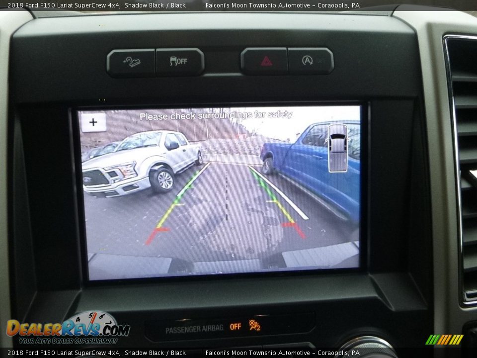 2018 Ford F150 Lariat SuperCrew 4x4 Shadow Black / Black Photo #15