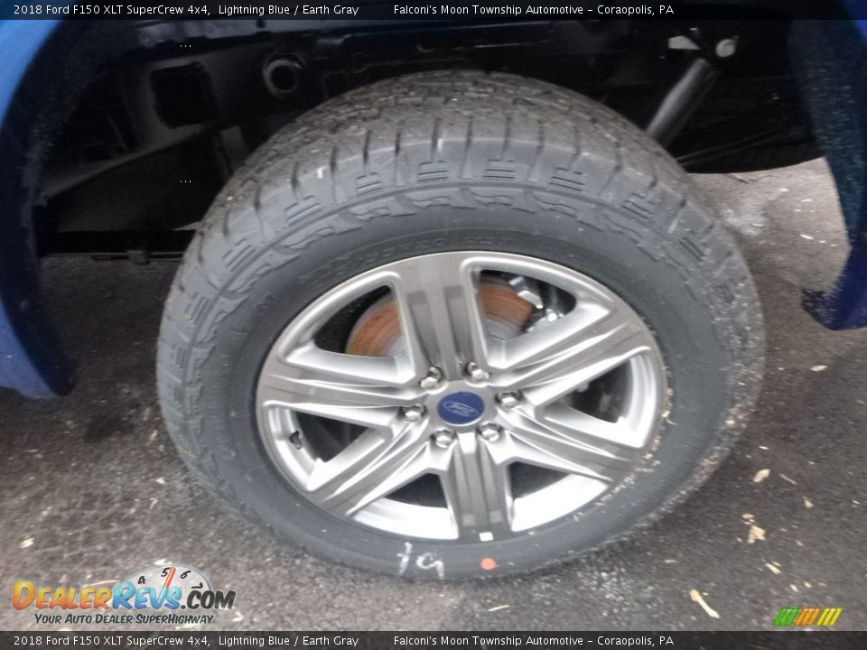 2018 Ford F150 XLT SuperCrew 4x4 Lightning Blue / Earth Gray Photo #7