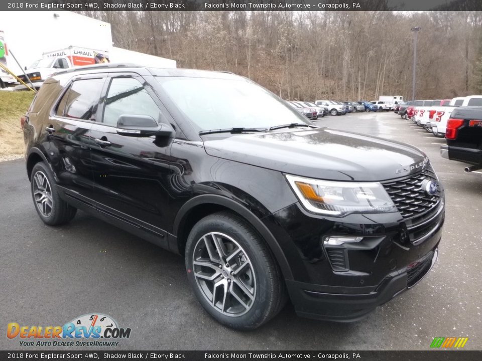 Front 3/4 View of 2018 Ford Explorer Sport 4WD Photo #3