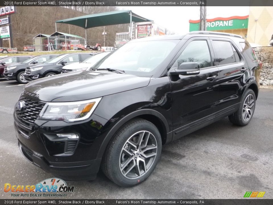 Front 3/4 View of 2018 Ford Explorer Sport 4WD Photo #5