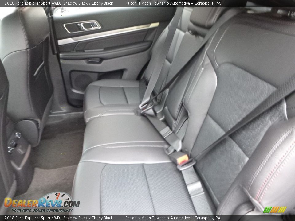 Rear Seat of 2018 Ford Explorer Sport 4WD Photo #8