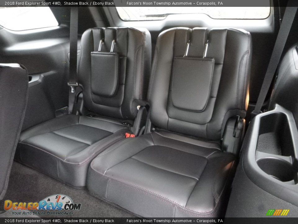 Rear Seat of 2018 Ford Explorer Sport 4WD Photo #9