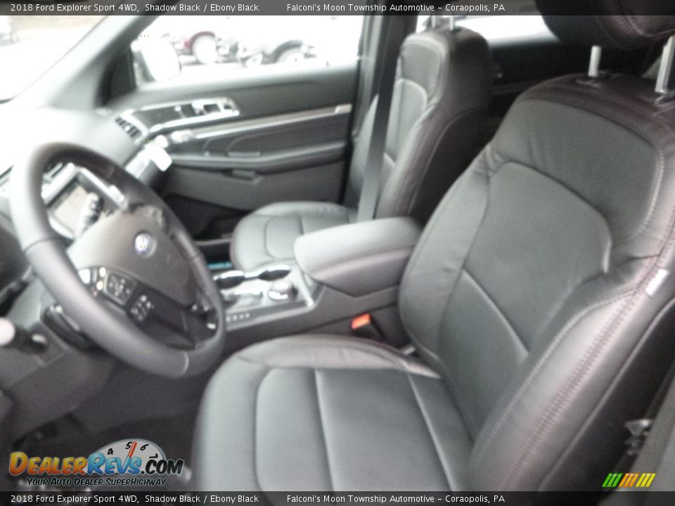 Front Seat of 2018 Ford Explorer Sport 4WD Photo #13