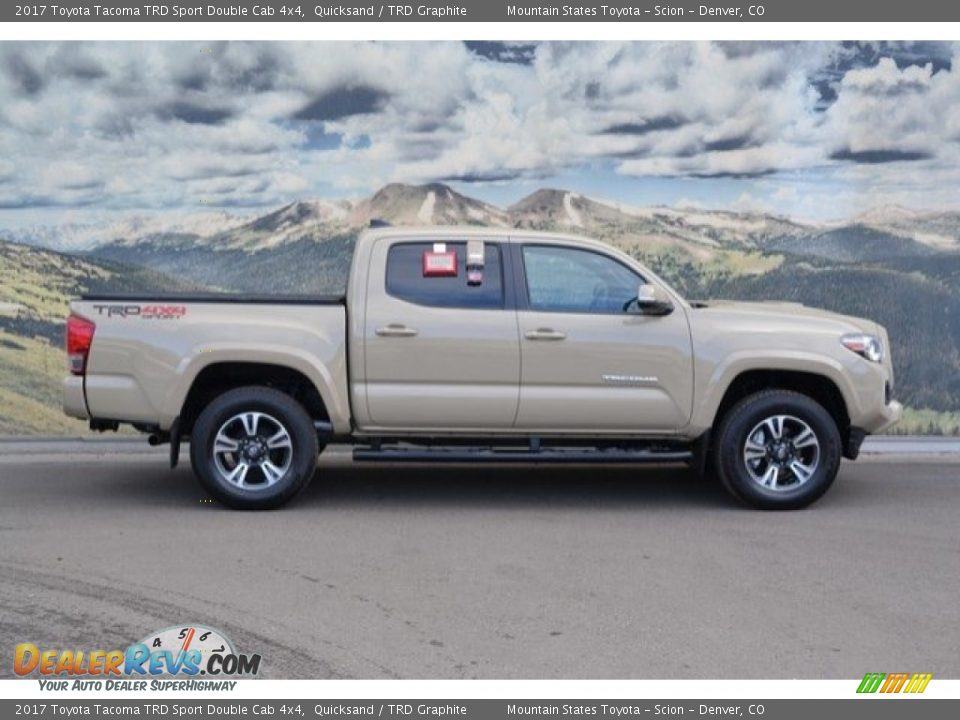 2017 Toyota Tacoma TRD Sport Double Cab 4x4 Quicksand / TRD Graphite Photo #2