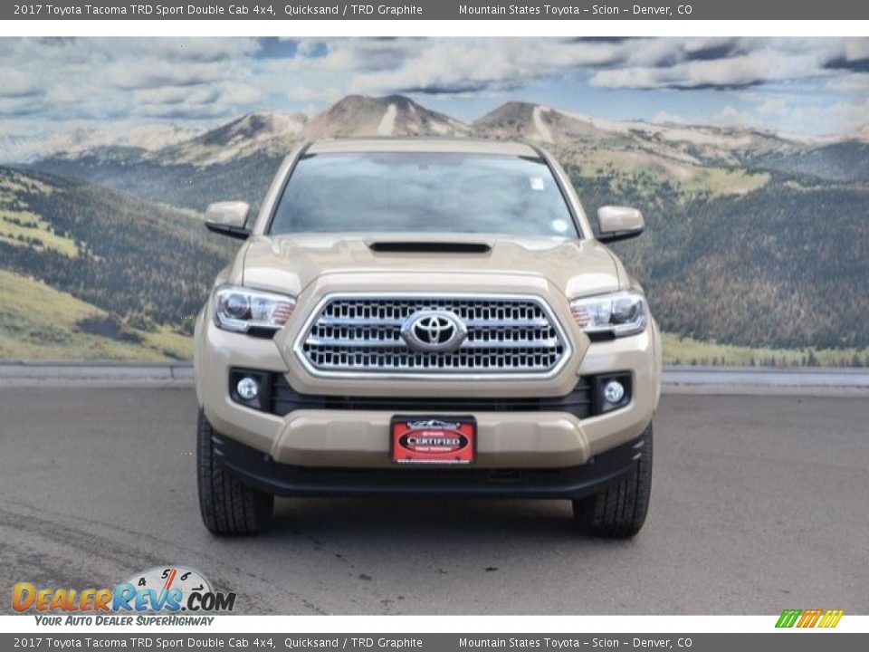 2017 Toyota Tacoma TRD Sport Double Cab 4x4 Quicksand / TRD Graphite Photo #4
