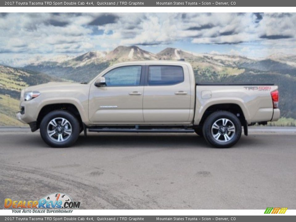 2017 Toyota Tacoma TRD Sport Double Cab 4x4 Quicksand / TRD Graphite Photo #6
