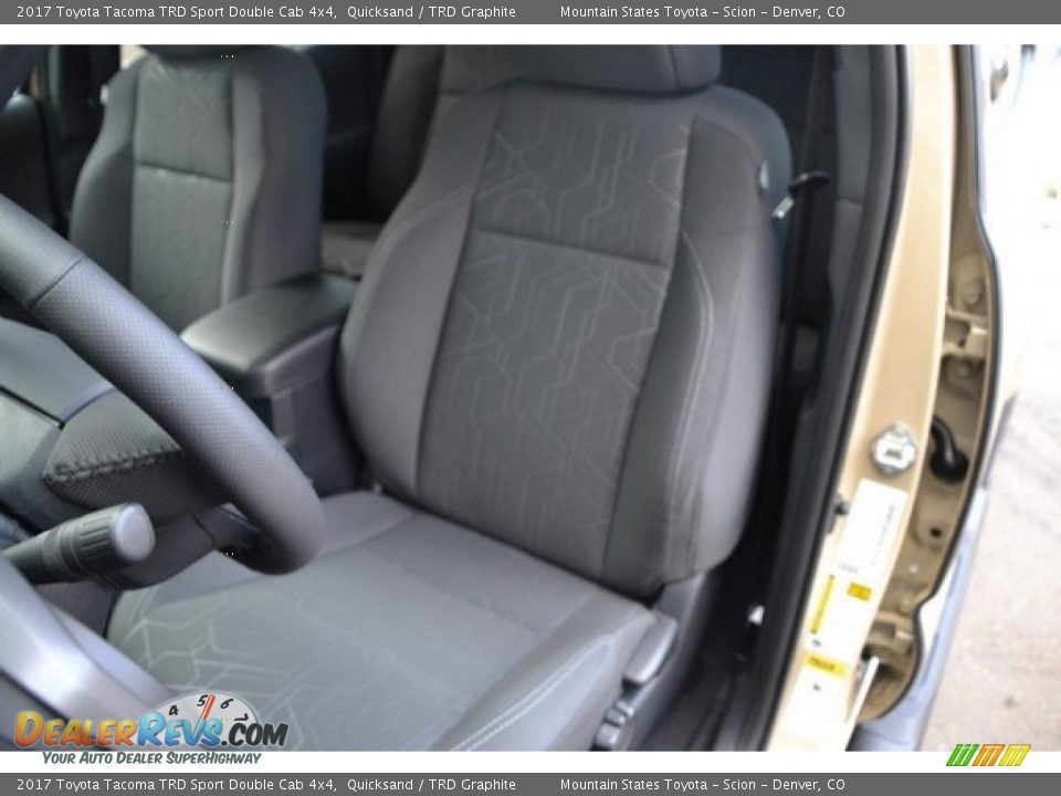 2017 Toyota Tacoma TRD Sport Double Cab 4x4 Quicksand / TRD Graphite Photo #12