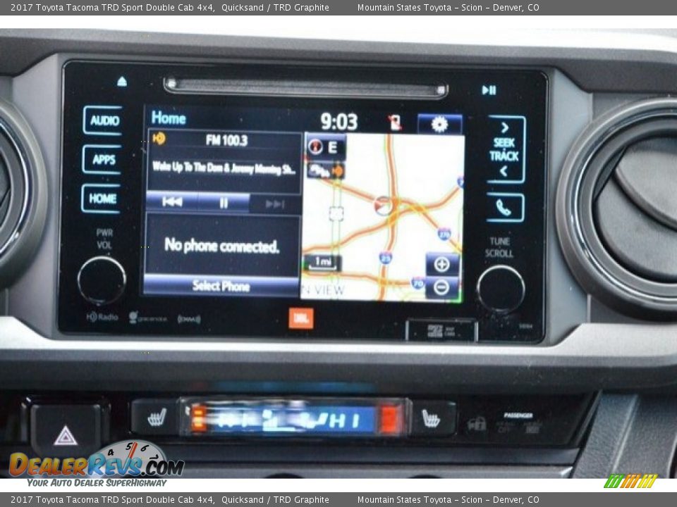 2017 Toyota Tacoma TRD Sport Double Cab 4x4 Quicksand / TRD Graphite Photo #16