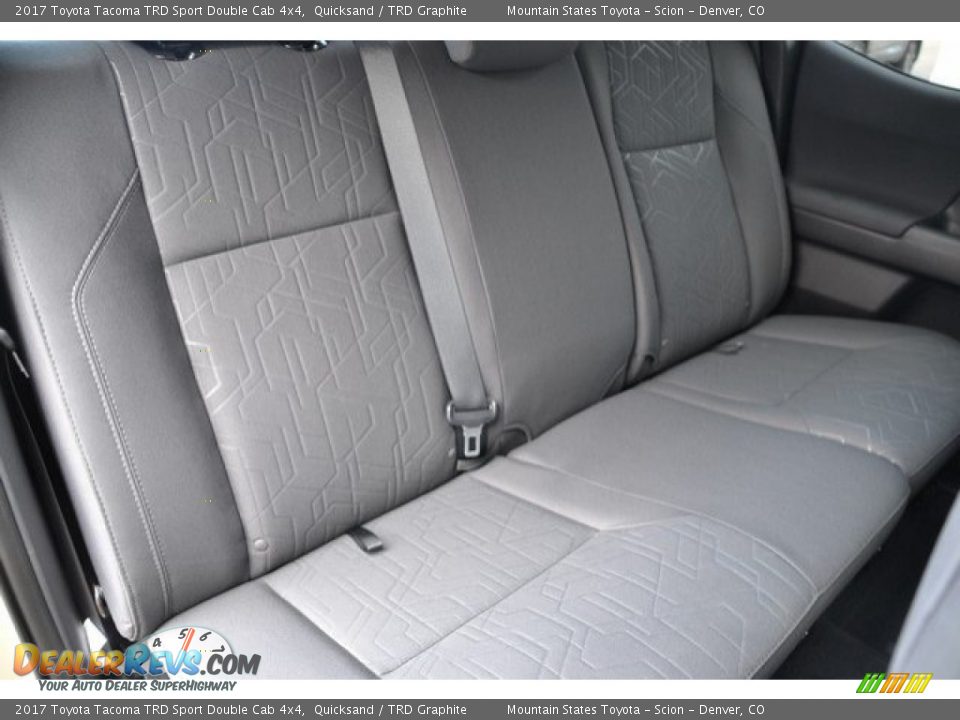 2017 Toyota Tacoma TRD Sport Double Cab 4x4 Quicksand / TRD Graphite Photo #24