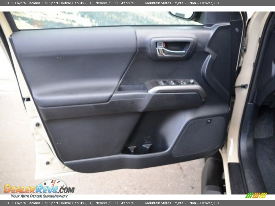 2017 Toyota Tacoma TRD Sport Double Cab 4x4 Quicksand / TRD Graphite Photo #25