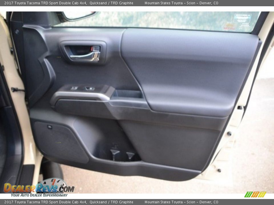 2017 Toyota Tacoma TRD Sport Double Cab 4x4 Quicksand / TRD Graphite Photo #26