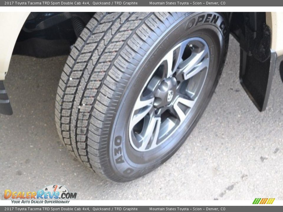 2017 Toyota Tacoma TRD Sport Double Cab 4x4 Quicksand / TRD Graphite Photo #29