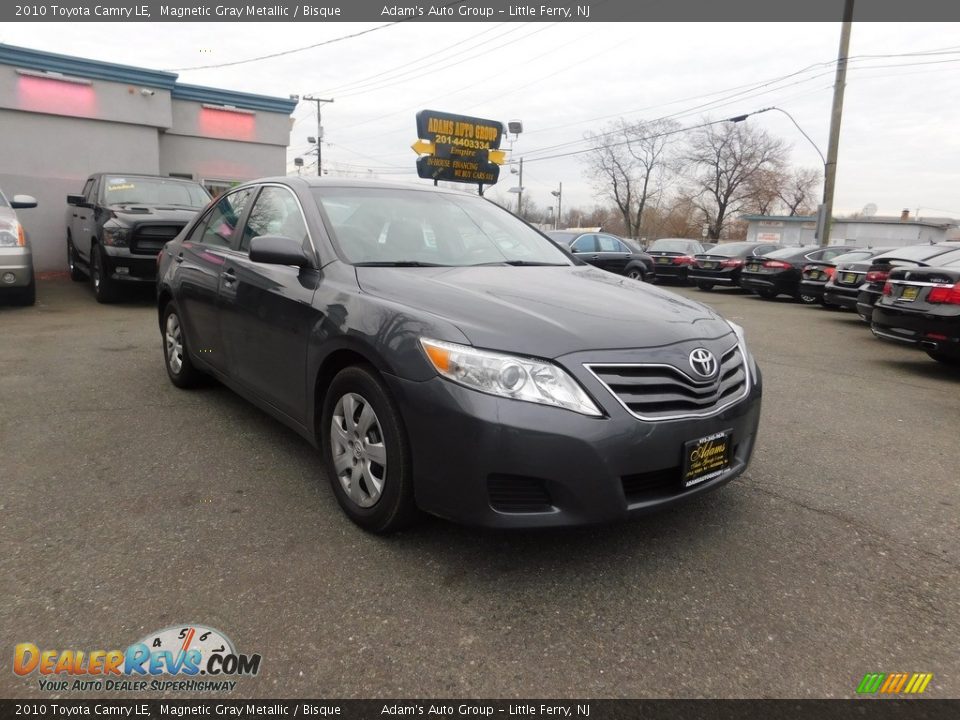 2010 Toyota Camry LE Magnetic Gray Metallic / Bisque Photo #3