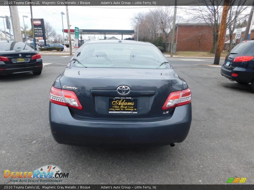 2010 Toyota Camry LE Magnetic Gray Metallic / Bisque Photo #6