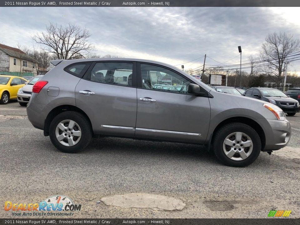 2011 Nissan Rogue SV AWD Frosted Steel Metallic / Gray Photo #9