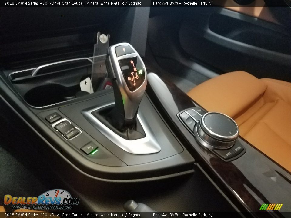 2018 BMW 4 Series 430i xDrive Gran Coupe Mineral White Metallic / Cognac Photo #16