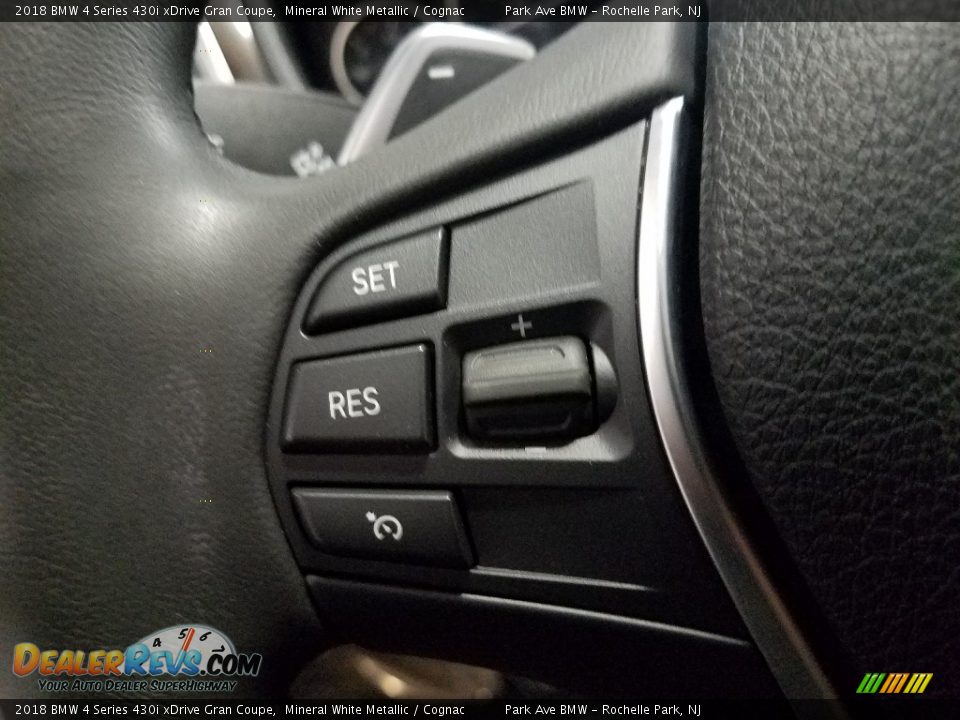 2018 BMW 4 Series 430i xDrive Gran Coupe Mineral White Metallic / Cognac Photo #20