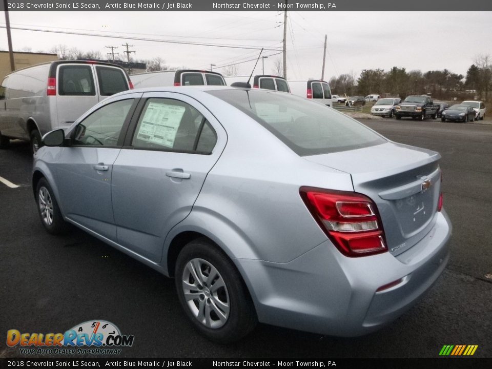2018 Chevrolet Sonic LS Sedan Arctic Blue Metallic / Jet Black Photo #3