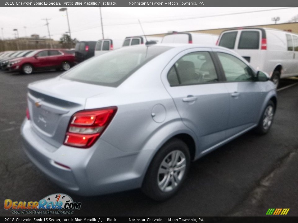 2018 Chevrolet Sonic LS Sedan Arctic Blue Metallic / Jet Black Photo #5