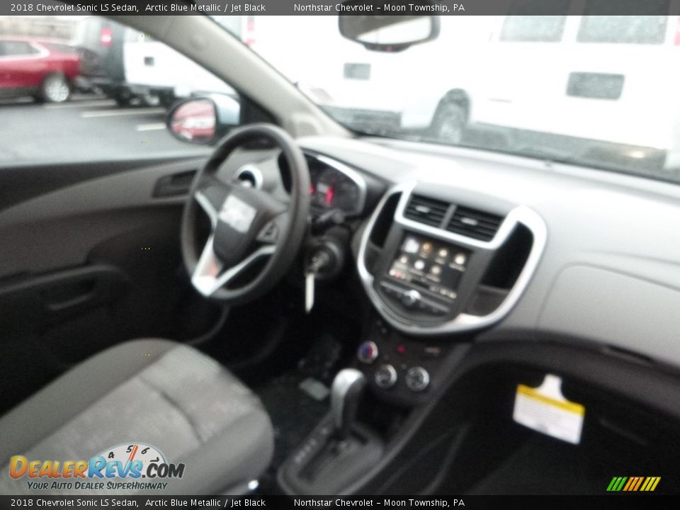 2018 Chevrolet Sonic LS Sedan Arctic Blue Metallic / Jet Black Photo #11