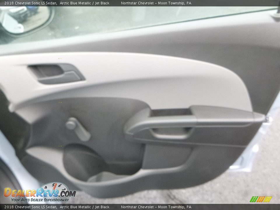 2018 Chevrolet Sonic LS Sedan Arctic Blue Metallic / Jet Black Photo #12