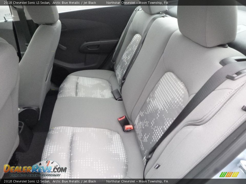 2018 Chevrolet Sonic LS Sedan Arctic Blue Metallic / Jet Black Photo #13