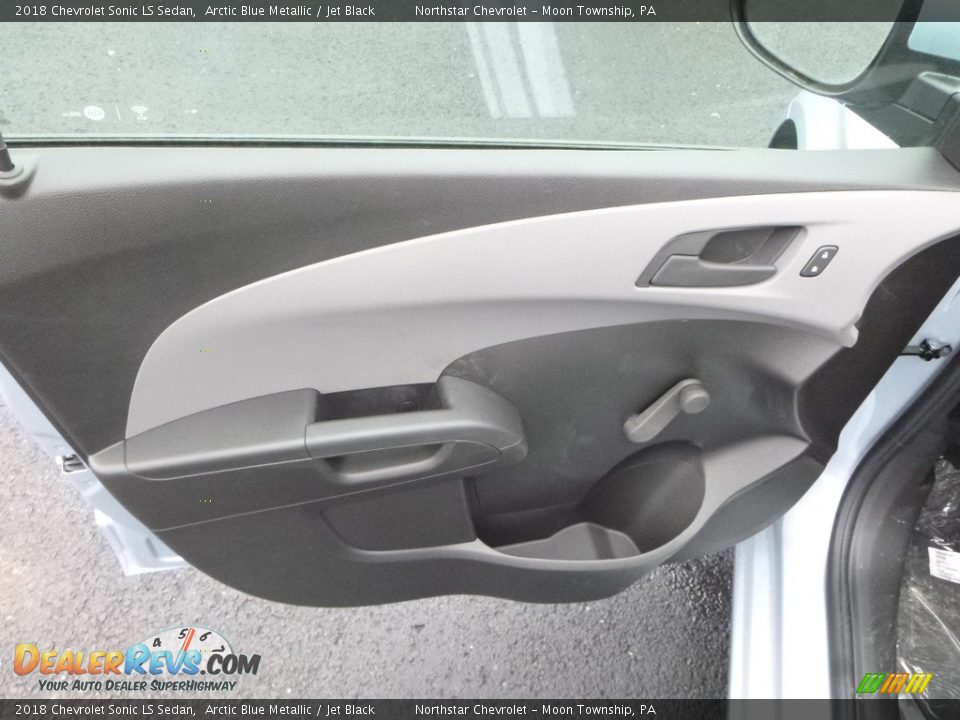 2018 Chevrolet Sonic LS Sedan Arctic Blue Metallic / Jet Black Photo #15