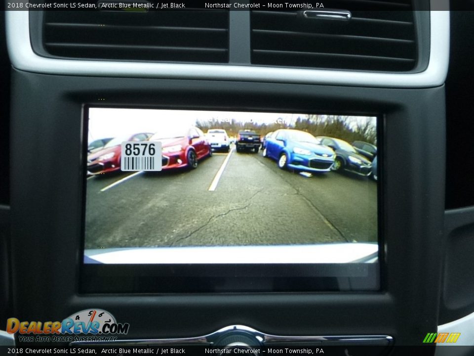 2018 Chevrolet Sonic LS Sedan Arctic Blue Metallic / Jet Black Photo #20