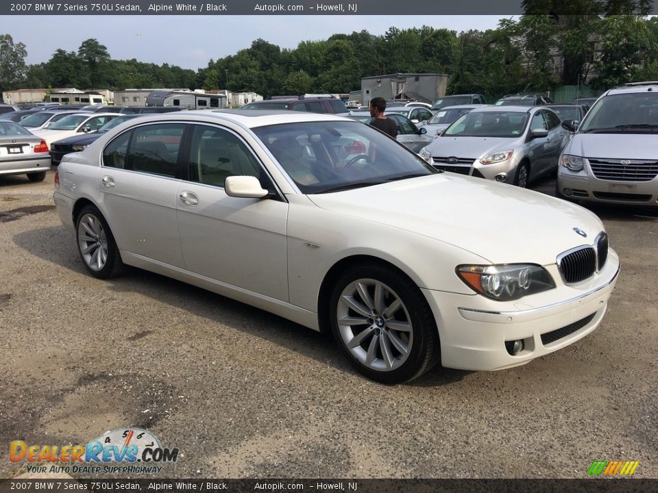 2007 BMW 7 Series 750Li Sedan Alpine White / Black Photo #8