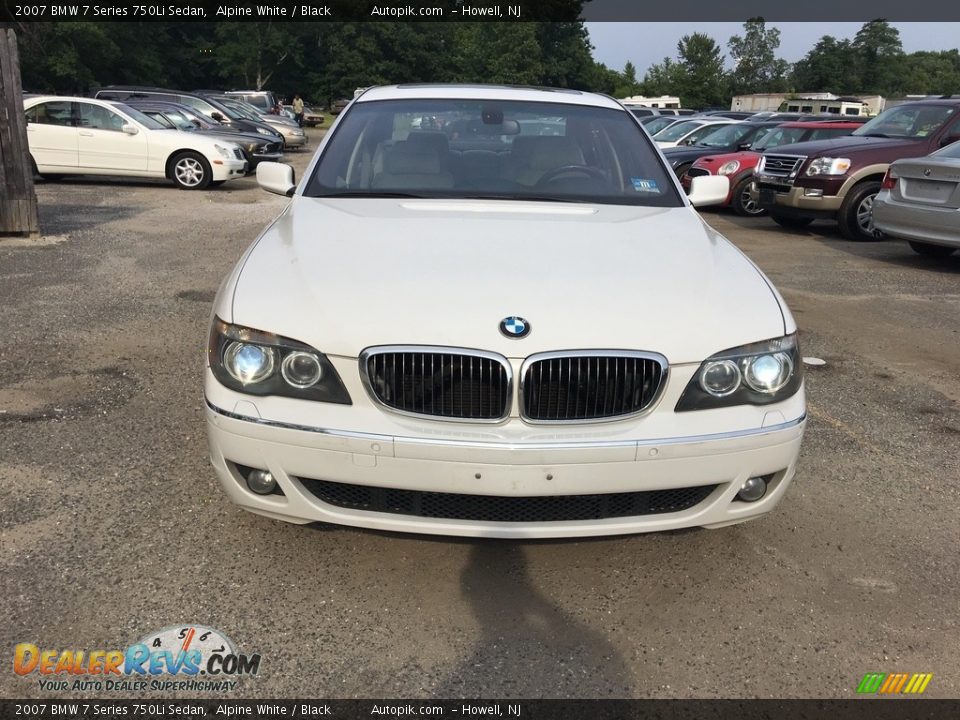 2007 BMW 7 Series 750Li Sedan Alpine White / Black Photo #9