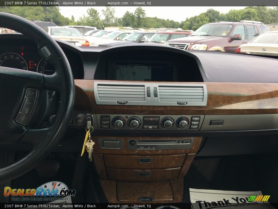 2007 BMW 7 Series 750Li Sedan Alpine White / Black Photo #12