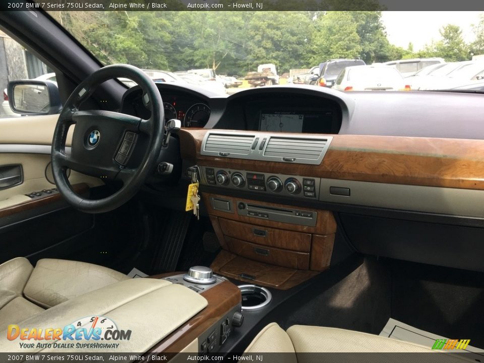 2007 BMW 7 Series 750Li Sedan Alpine White / Black Photo #13
