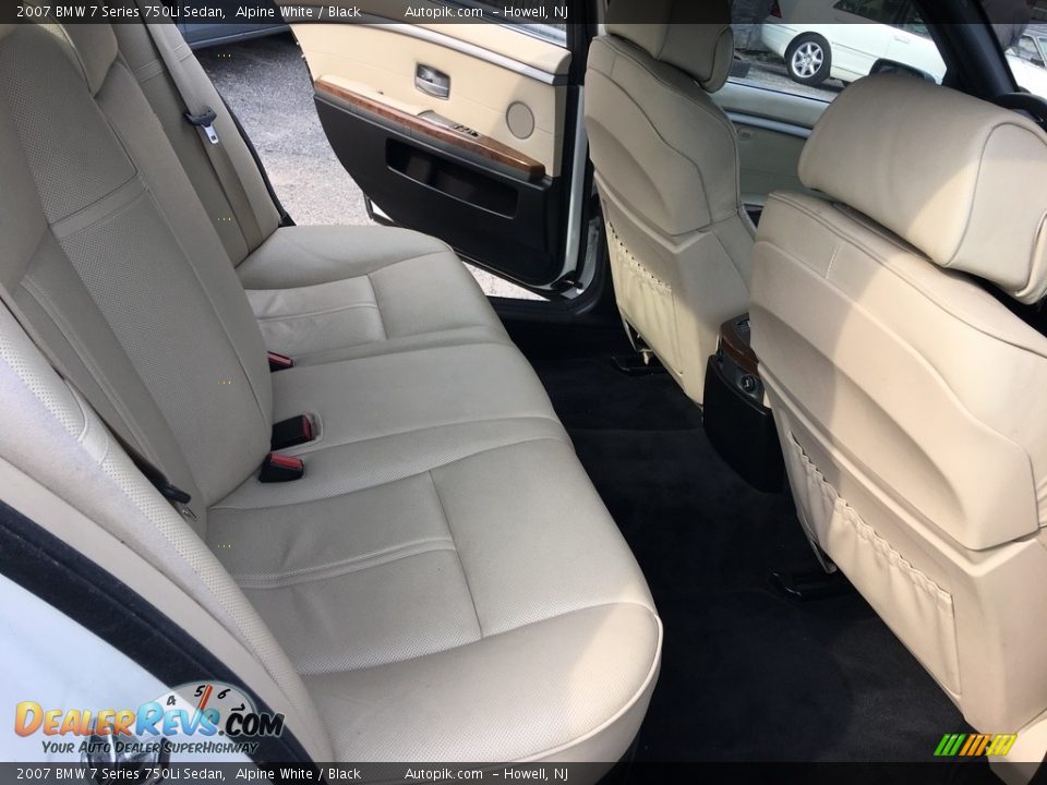 2007 BMW 7 Series 750Li Sedan Alpine White / Black Photo #15