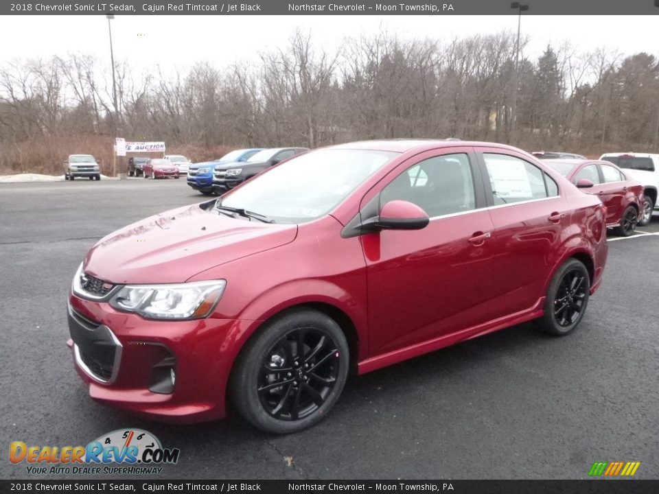 Front 3/4 View of 2018 Chevrolet Sonic LT Sedan Photo #1