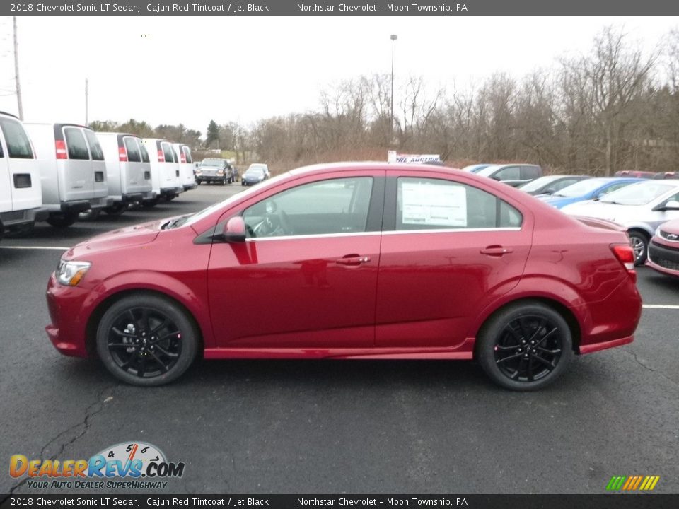 Cajun Red Tintcoat 2018 Chevrolet Sonic LT Sedan Photo #2