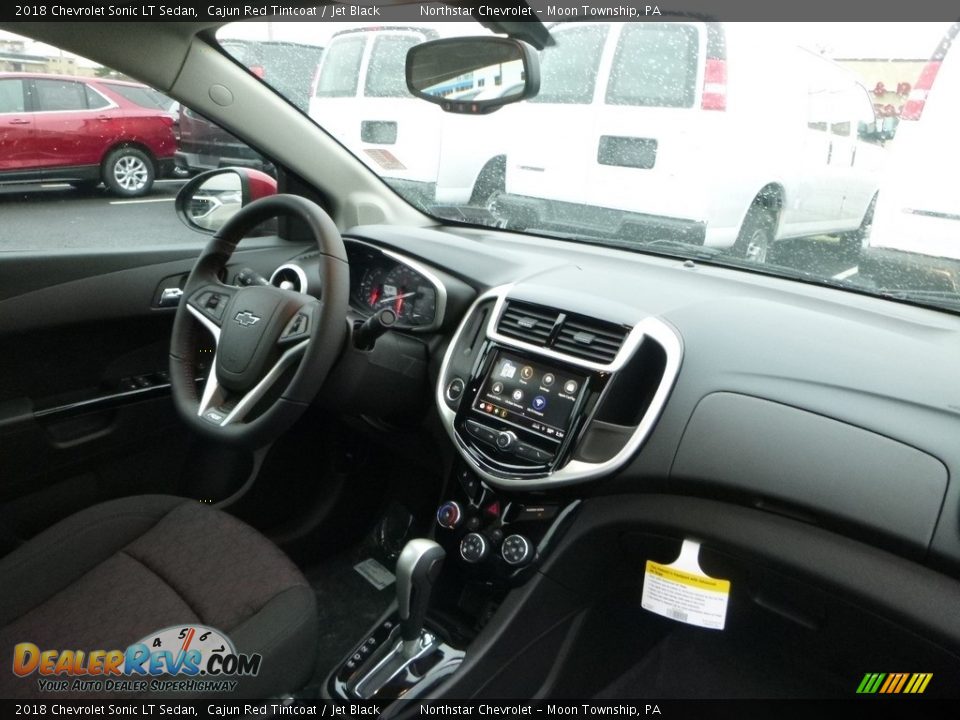 2018 Chevrolet Sonic LT Sedan Cajun Red Tintcoat / Jet Black Photo #11