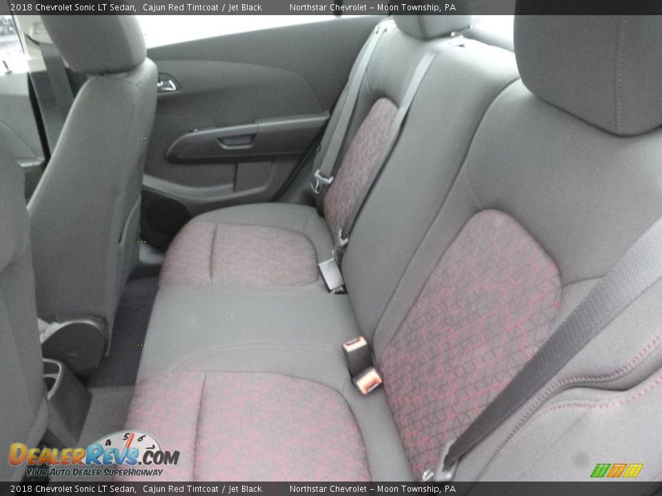 2018 Chevrolet Sonic LT Sedan Cajun Red Tintcoat / Jet Black Photo #13