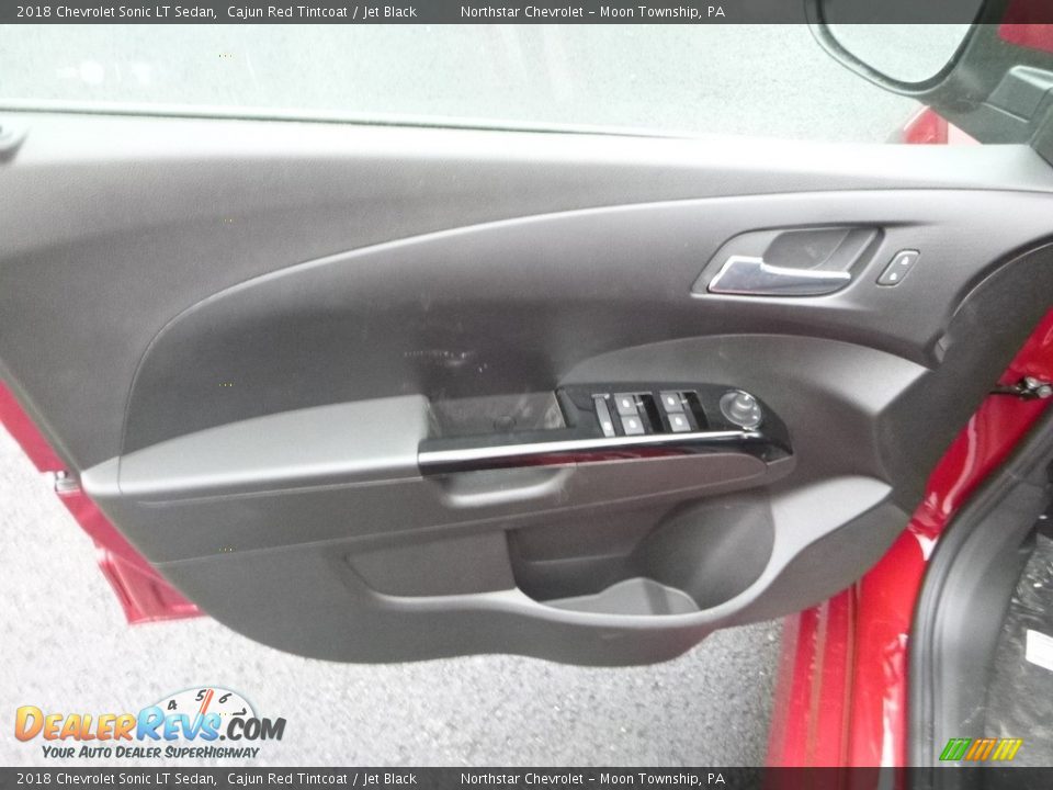 2018 Chevrolet Sonic LT Sedan Cajun Red Tintcoat / Jet Black Photo #15