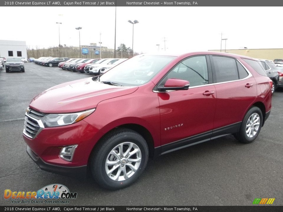 2018 Chevrolet Equinox LT AWD Cajun Red Tintcoat / Jet Black Photo #1