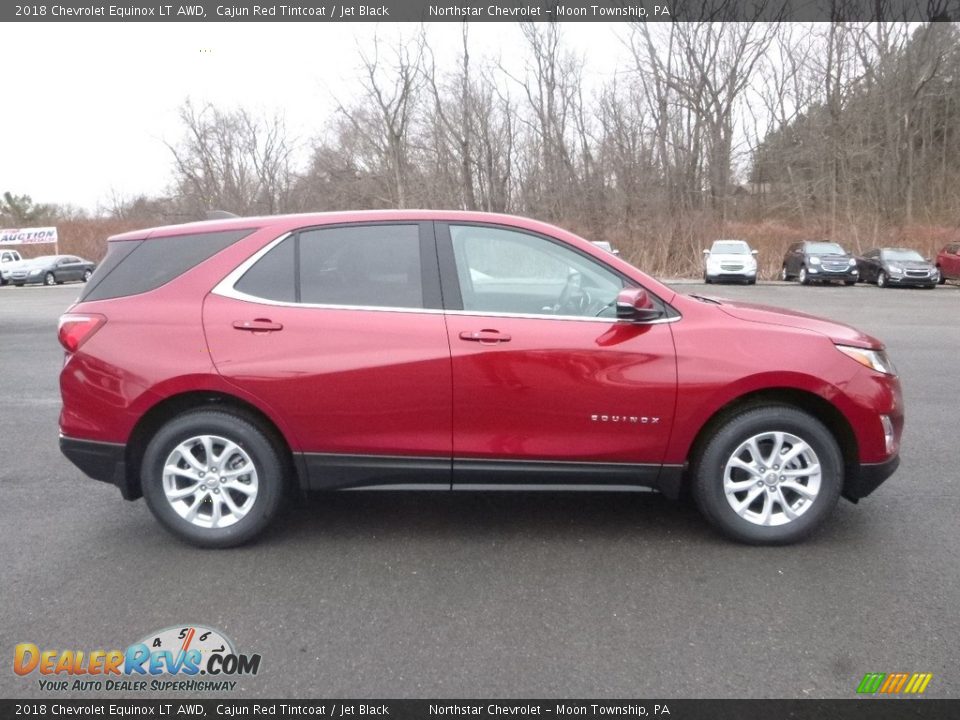 2018 Chevrolet Equinox LT AWD Cajun Red Tintcoat / Jet Black Photo #6