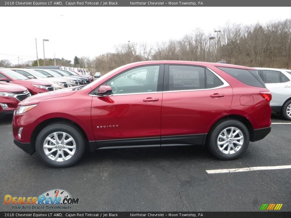 2018 Chevrolet Equinox LT AWD Cajun Red Tintcoat / Jet Black Photo #2